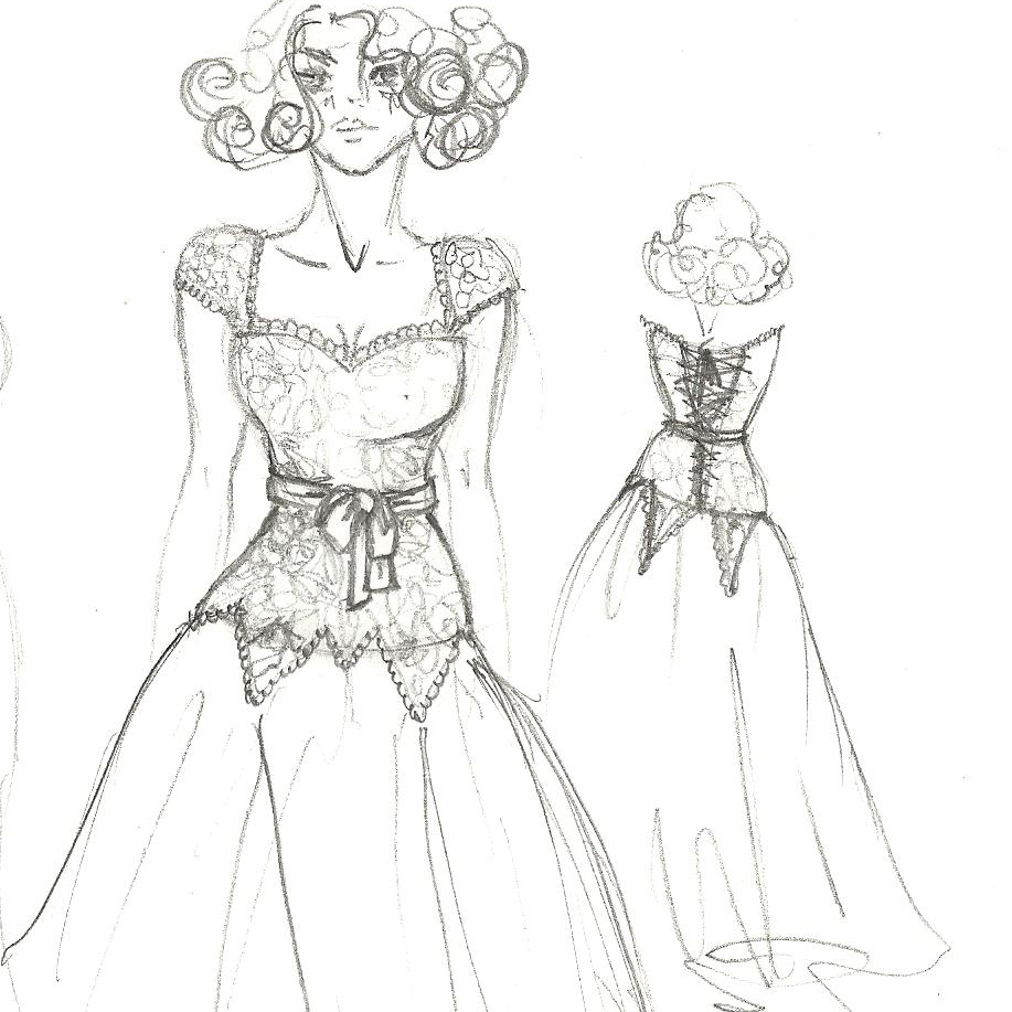 Ann's Couture Bridal Wear Sketch